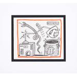 4 Keith Haring Screenprints; IX, X, XX, XVIII